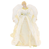 Angel Tree Topper Cream and Gold