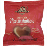 45g Raspberry Hearts by Potter Bros
