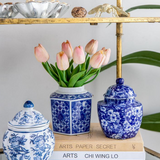Le Monde Blue and White Decorative Jar set of 3