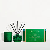 Ecoya Mini Gift Set - Mini Madison and Mini Diffuser - Fresh Pine