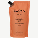 Hand & Body Wash Refill (1L) - Mandarin Gin by Ecoya