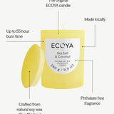 Ecoya Sea Salt & Coconut Metro Candle