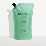 Ecoya Laundry Liquid Refill - 1L - Wild Sage & Citrus