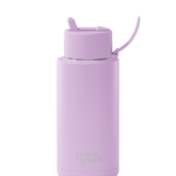 Frank Green 34oz Ceramic Reusable Drink Bottle Lilac Haze with Flip Straw Lid