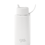 Frank Green 34oz Ceramic Reusable Bottle Cloud with Flip Lid