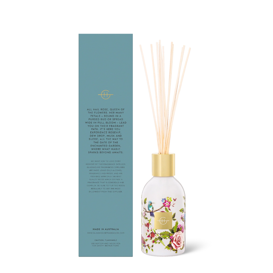Glasshouse Fragrances Limited Edition 250ml Diffuser Enchanted Garden