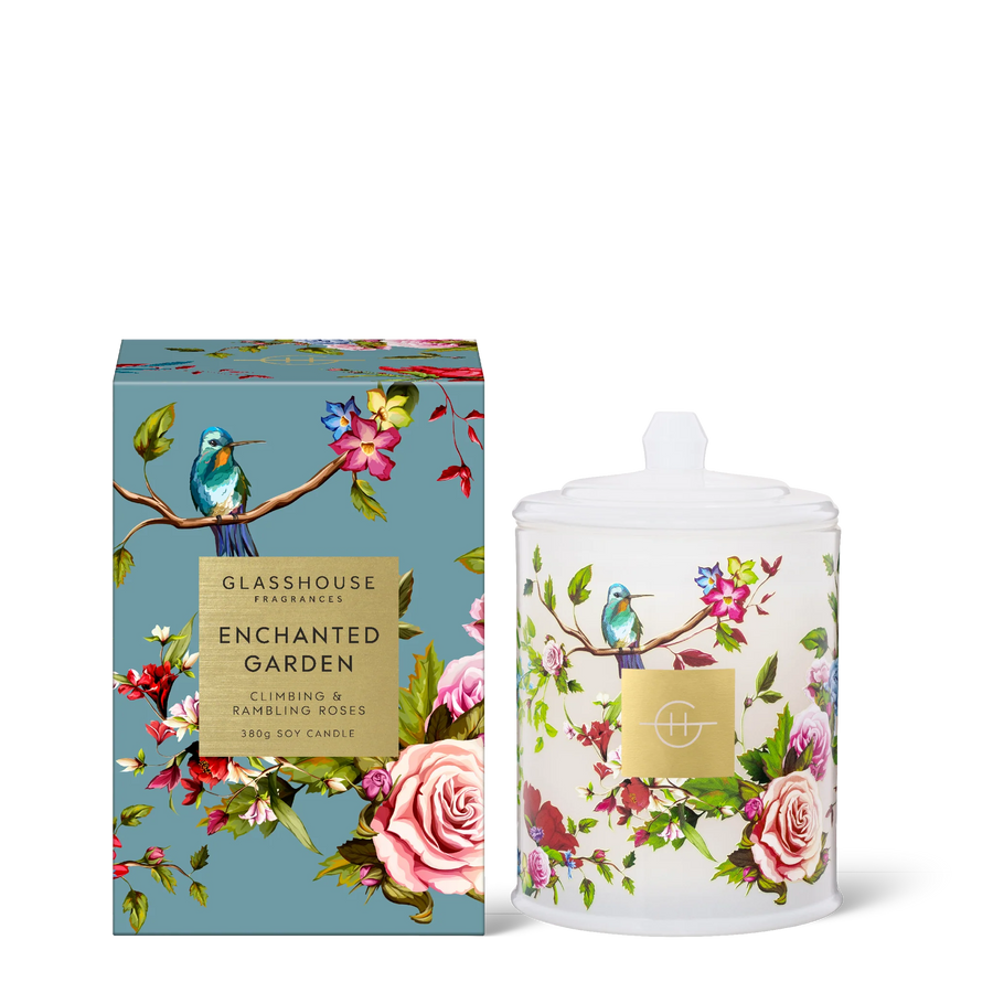 Glasshouse Fragrances Limited Edition 380G Enchanted Garden