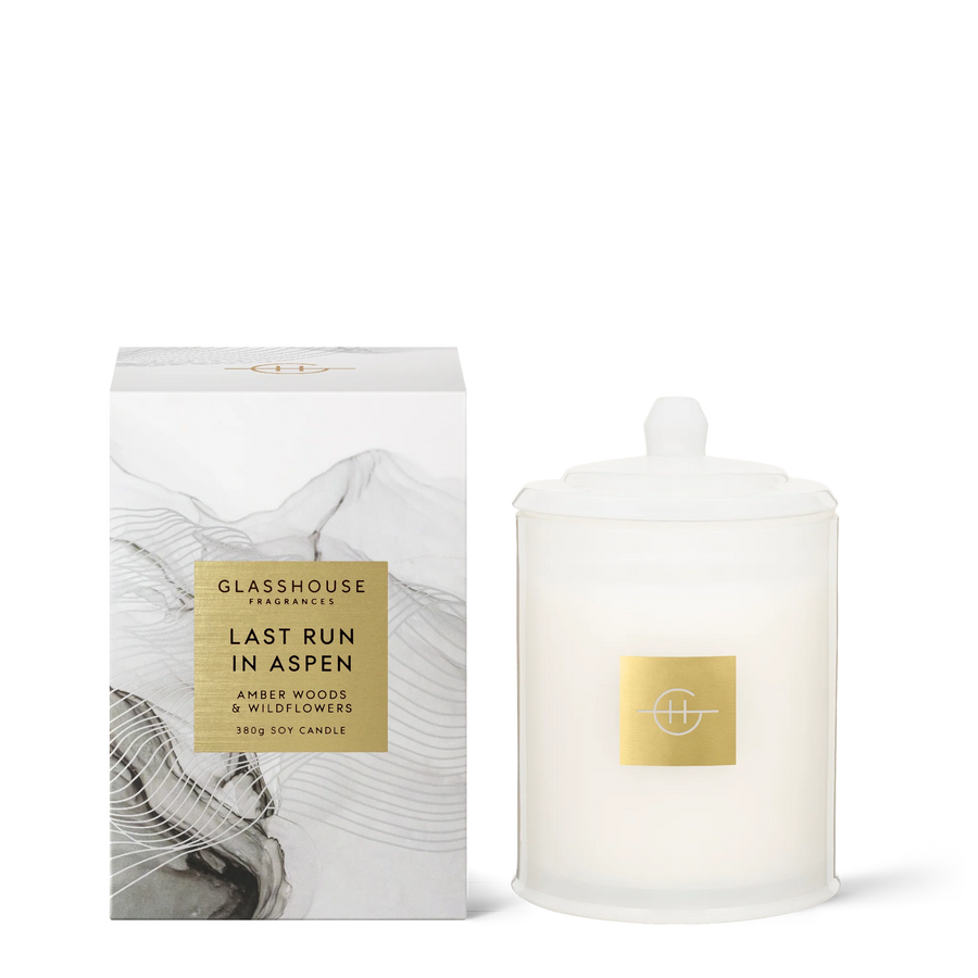 Limited Edition 380G Last Run in Aspen Candle