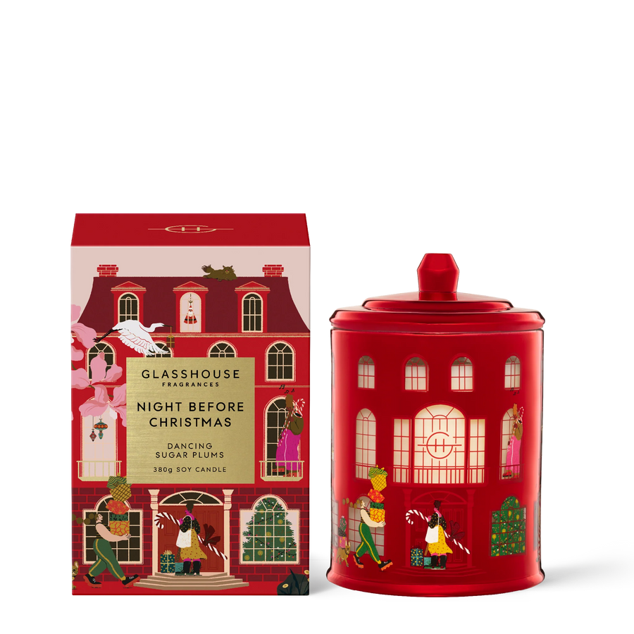 Glasshouse Fragrances Limited Edition Night Before Christmas 380G Candle