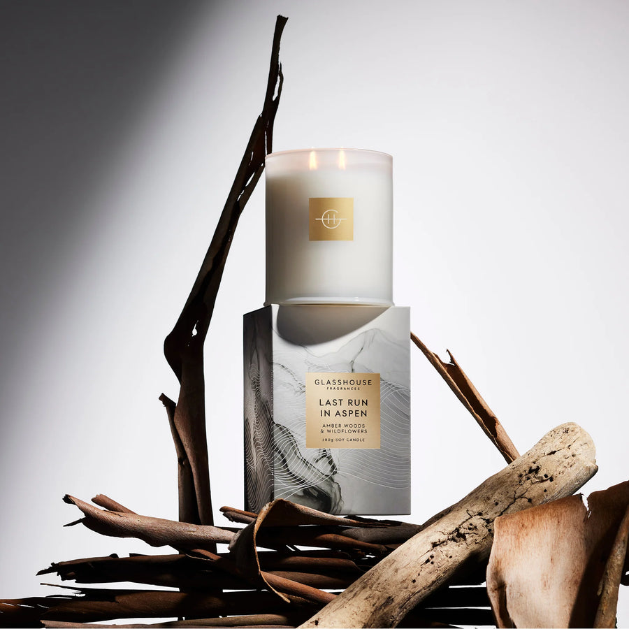 Limited Edition 380G Last Run in Aspen Candle