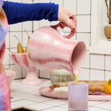 Pink Stripe Water Jug One Size by Kip and Co