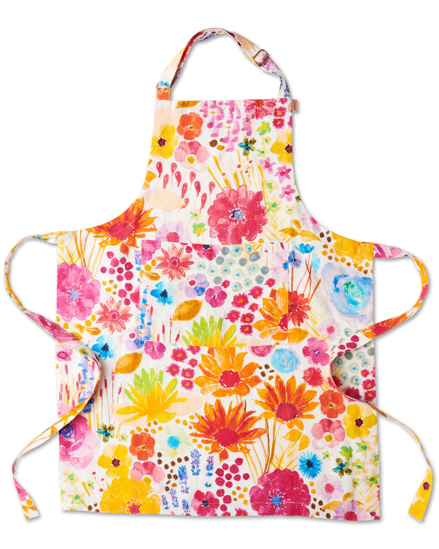 Field of Dreams In Colour Linen Apron One Size by Kip and Co