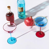 Rose with a Twist Margarita Glass 2P Set One Size by Kip and Co