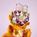 Glasshouse Fragrances 2 x 200g Candle Duo - Mothers Day - Radiance in Bloom + Velvet Rhapsody