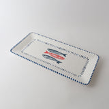 Melamine Nautical Sardine Rect Platter 43cm  by Le Forge