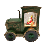 Lava Tractor with Santa Driving 17cm