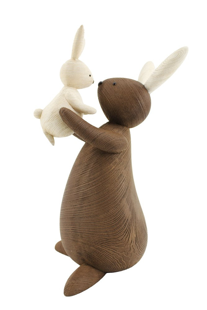 Rabbit Mother and Child- Lifting up