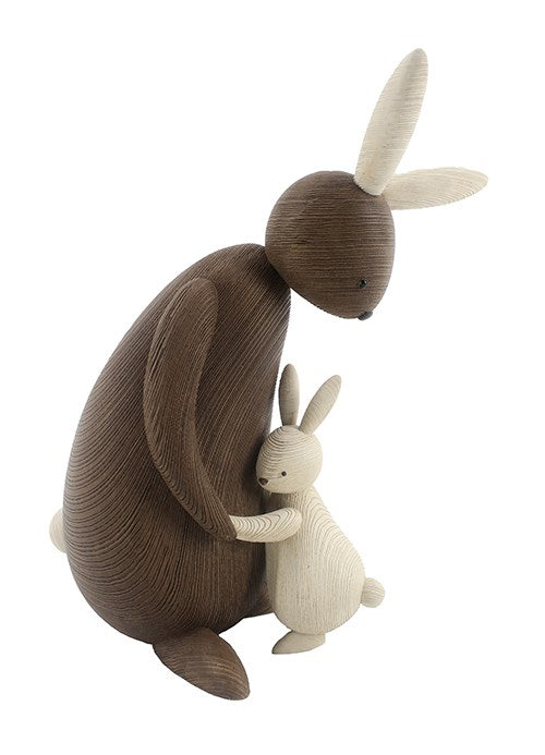 Rabbit Mother and Child - Bending Down
