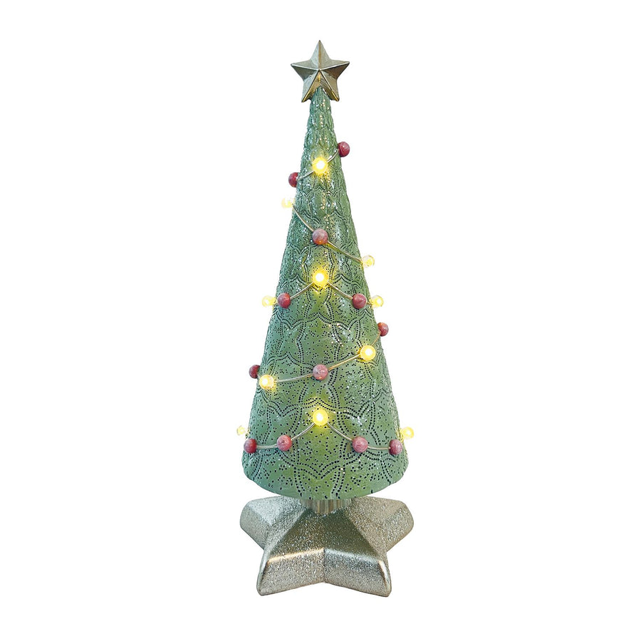 Green Christmas Tree with LED lights