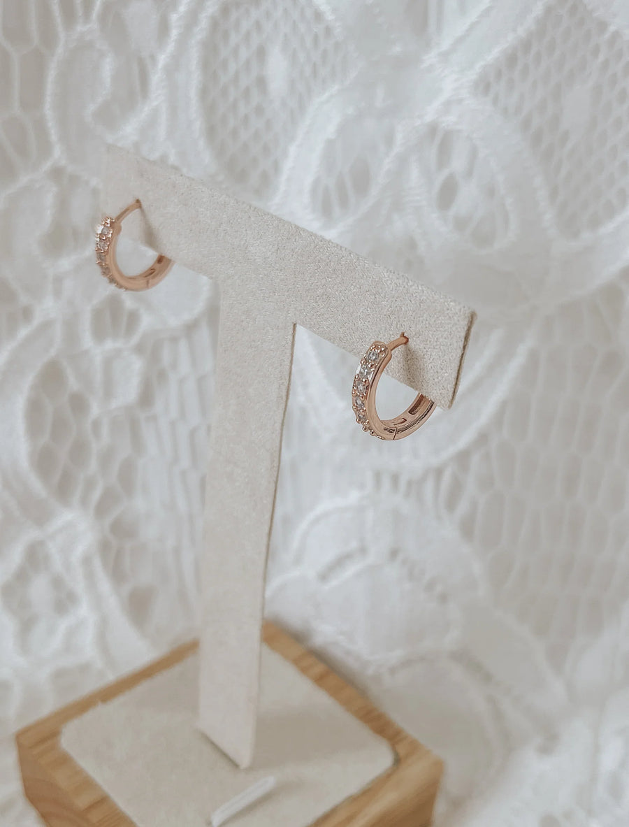 Gold Stirling Silver Twilight Hoops by Katyb Jewellery