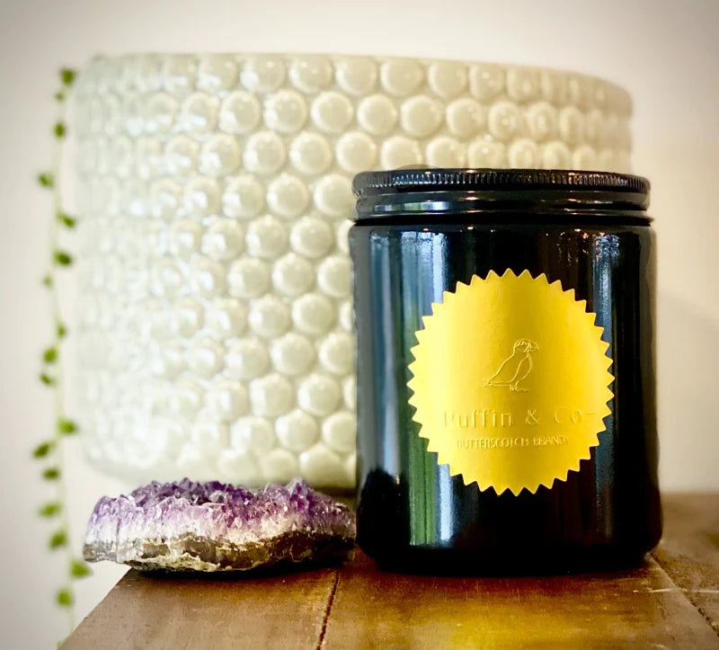 Crystallised Ginger Jar Candle by Puffin and Co