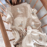 Goosey Gander Knitted Blanket