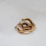 Gold Abby Hoop Earrings by Katyb