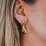 Gold Abby Hoop Earrings by Katyb