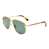 Karen Walker Eyewear Flux Gold / Green Mono