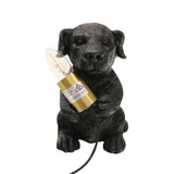 Puppy Table Lamp Black
