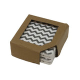 Charcoal Ivory Coaster Style 3 by Le Forge