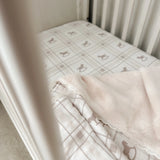 The Rocking Horse Fur Lined Cot Blanket by Pop Ya Tot