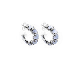 Stolen Girlfriends Club Halo Cluster Earring Blue Lace Agate