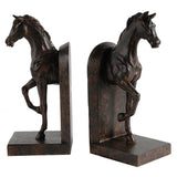 Horse Bookends Brown