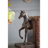 Horse Bookends Brown