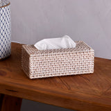 Society Home South Hampton Rectangular Tissue Box White Wash