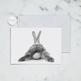 Papier HQ Bunny Bun Greeting Card