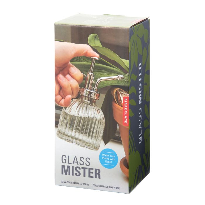 Glass Plant Mister Silver