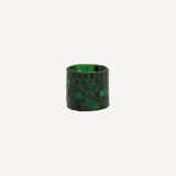 Mosaic Green Votive Small