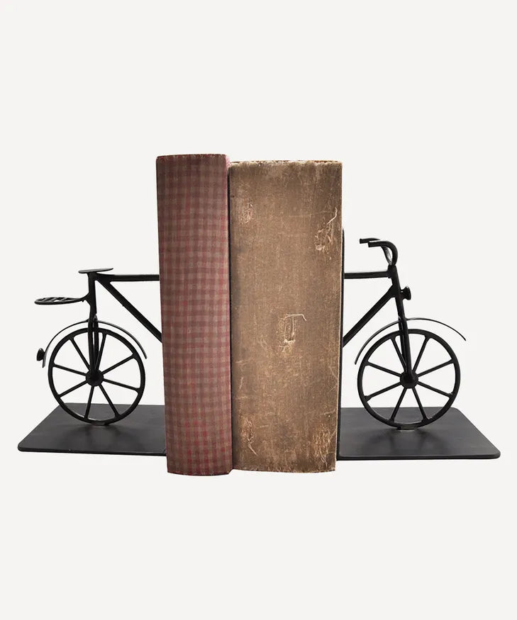 PAIR BICYCLE BOOKENDS