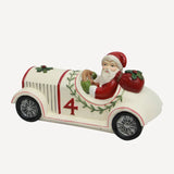 Vintage Santa In Car