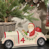 Vintage Santa In Car