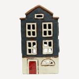 Alsace Tea Light House Nordic Navy by French Country