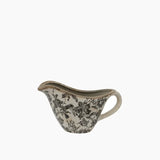 Black Floral Bowl Jug by French Country