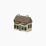 Christmas Tea Light Cottage with Swag by French Country