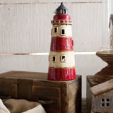 Saint Malo Tea Light Lighthouse by French Country