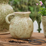 Celadon Garden Jug by French Country