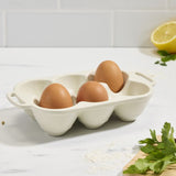Davis & Waddell Darley Egg Tray Cream 21.5x12.5x4.5cm