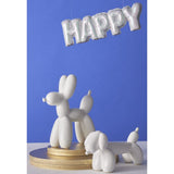 Bubbles Balloon Dog Sculpt 21x 10cm White