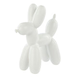 Bubbles Balloon Dog Sculpt 18 x 20cm White